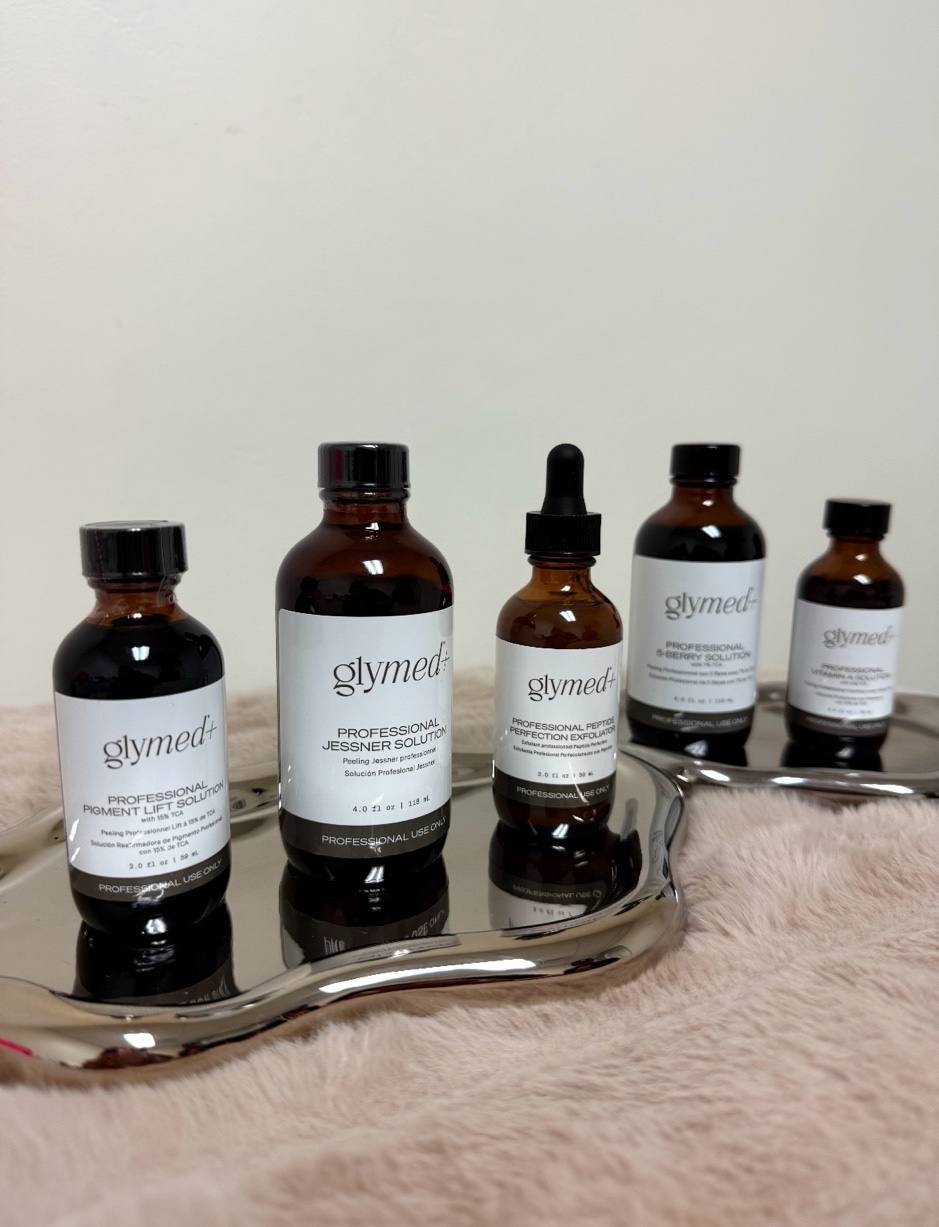 GlyMed professional skincare products used at Full Circle Beauty San Diego
